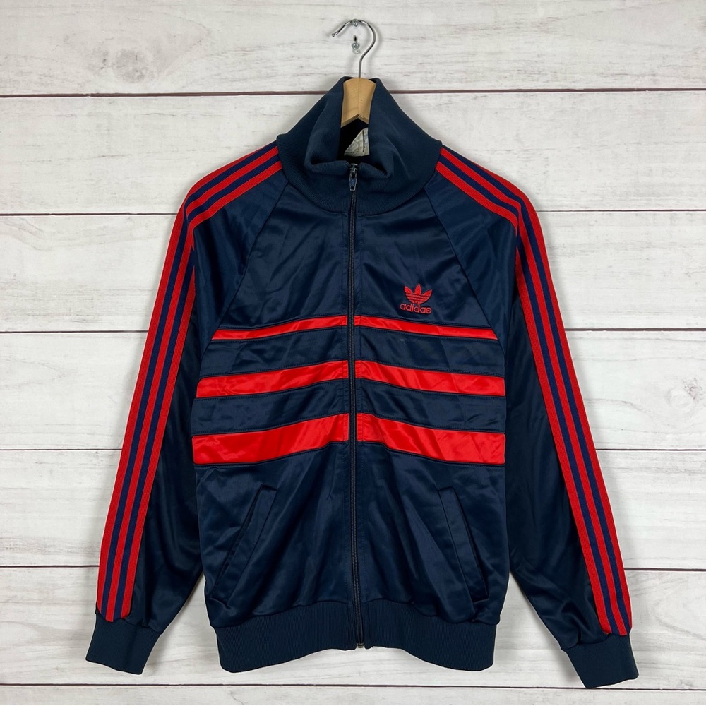 Vintage 1980s Adidas Track Jacket Small